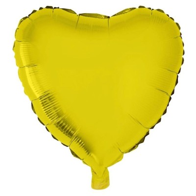 Foliový balónek srdce zlaté 52cm
