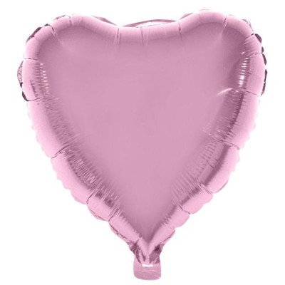 Foliový balónek srdce světle růžové 52 cm