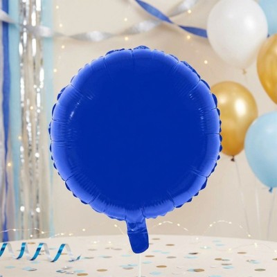 Foliový balónek kulatý modrý 46cm