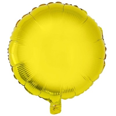 Foliový balónek kulatý zlatý 46cm