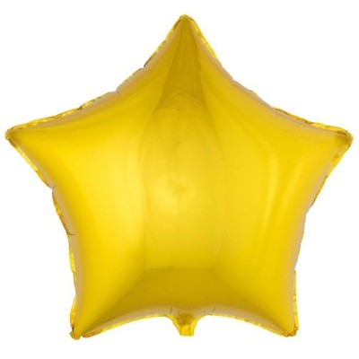 Foliový balónek hvězda zlatá 64cm