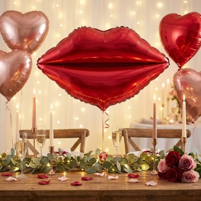 Foliový balónek Rty pusa 58cm