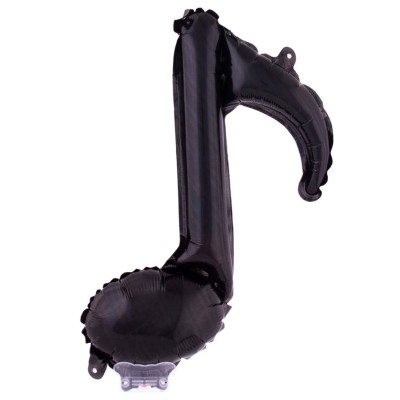 Foliový balónek s tyčkou Nota 45 cm