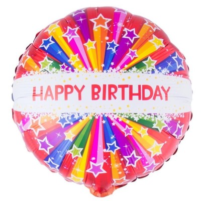 Foliový balónek Happy Birthday Narozeniny 46cm