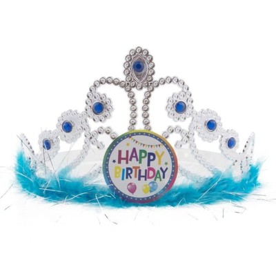 Korunka modrá Narozeniny Happy Birthday