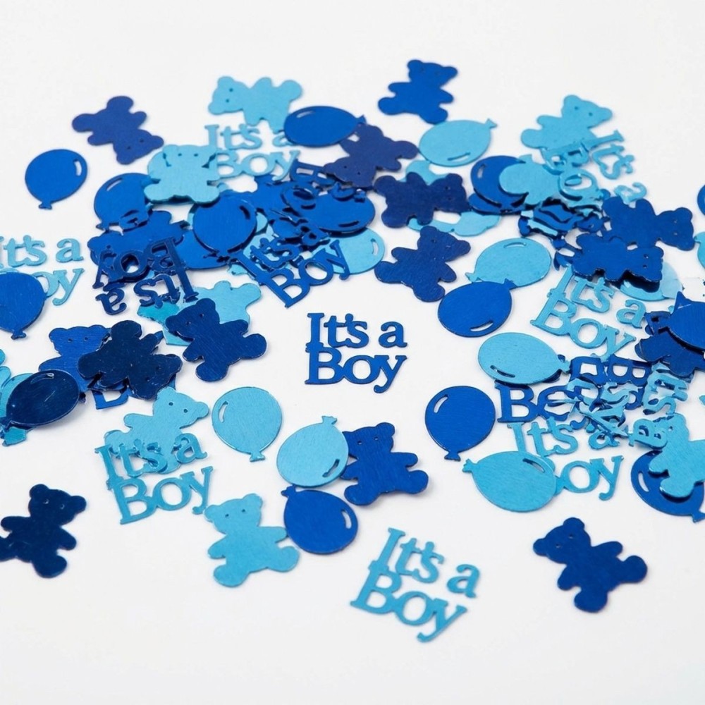 Konfety na stůl modrý mix chlapeček
