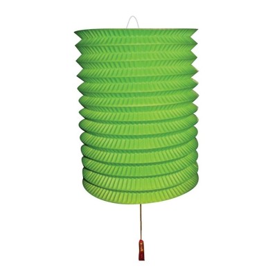 Papírový lampion zelený