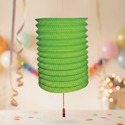 Papírový lampion zelený