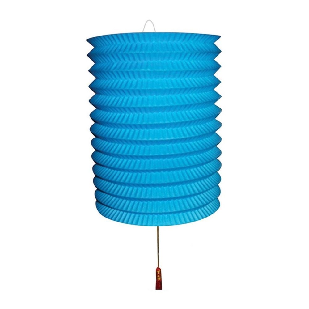 Papírový lampion modrý