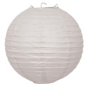 Papírový kulatý lampion bílý 25 cm