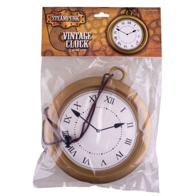 Přívěšek velké hodiny steampunk 20cm