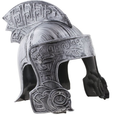 Helma voják bojovník stříbrná