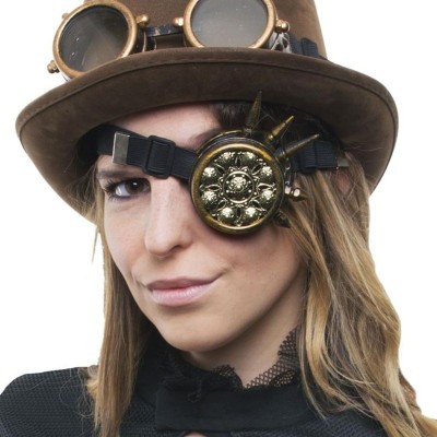 Brýle steampunk monokl s ostny