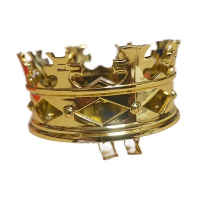 Korunka zlatá se sponkami 8,5 cm