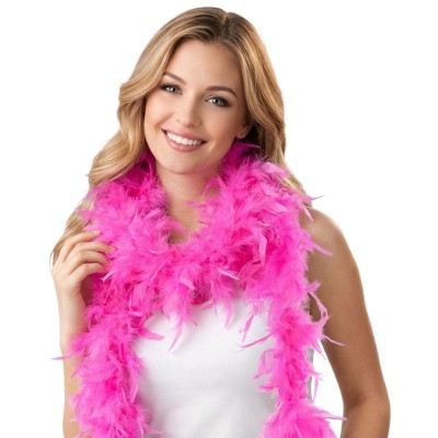 Péřové boa růžové 2m
