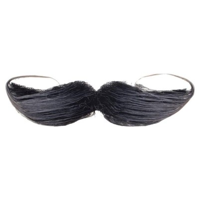 Nalepovací šedý knír gentleman