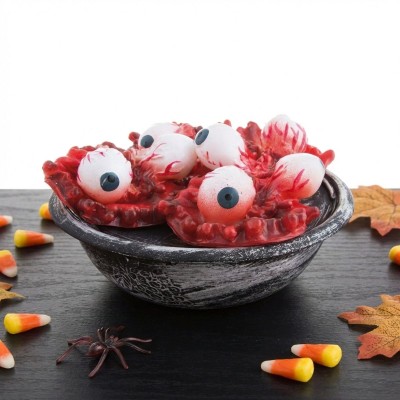 Dekorace Halloween miska oči