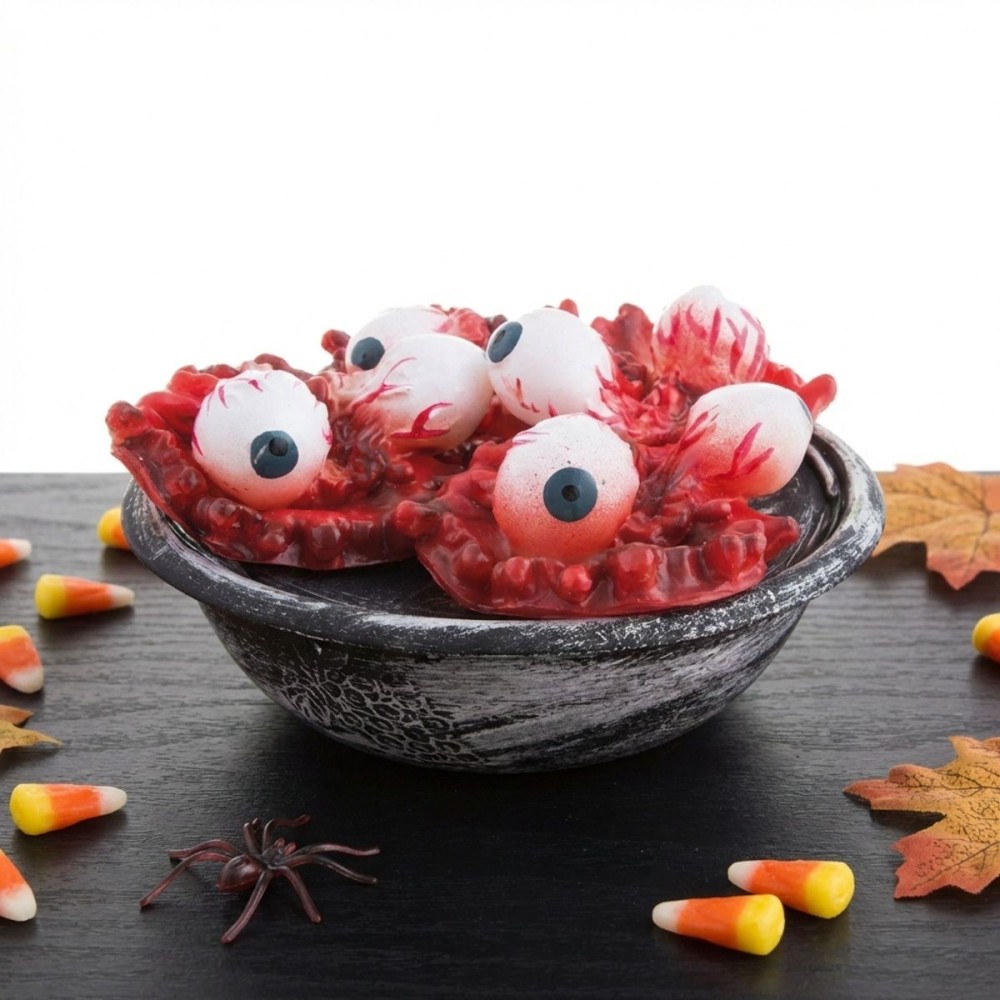 Dekorace Halloween miska oči