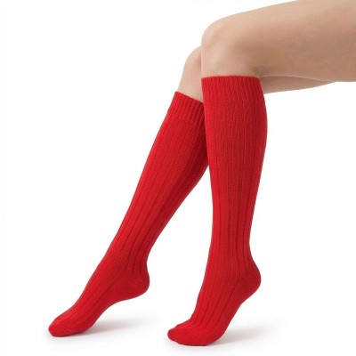 Punčochy podkolenky červené