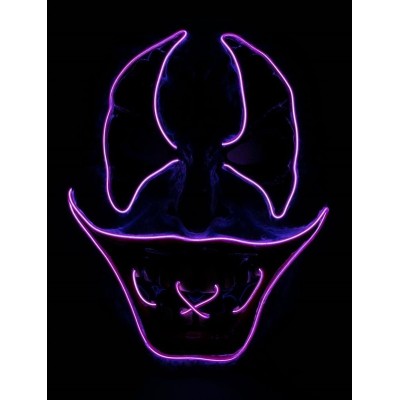 Maska šílený klaun purge LED svítící