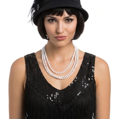 Náhrdelník bílé perly