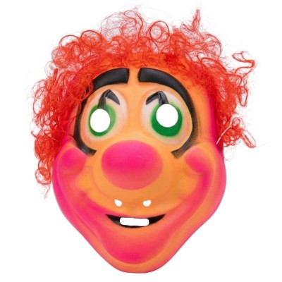Maska červený klaun