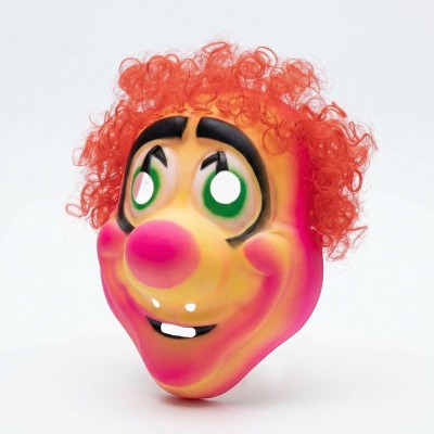 Maska červený klaun