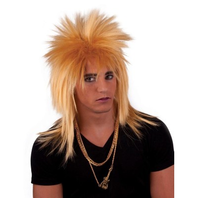 Paruka retro punk rocker blond