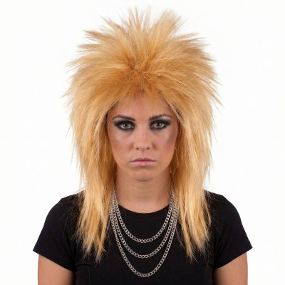 Paruka retro punk rocker blond