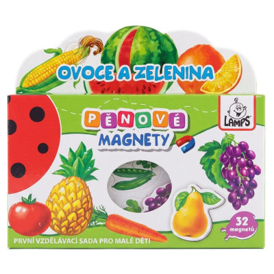 Dětské pěnové magnety Ovoce a zelenina