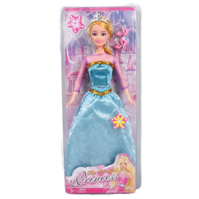 Panenka Princezna v plesových šatech s doplňky 30cm