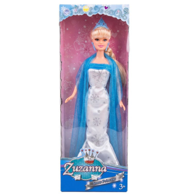 Panenka Ledová princezna 30cm stříbrná