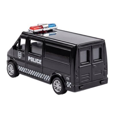 Kovová dodávka Policie černá