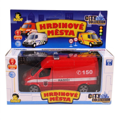 Kovové auto Hasiči ČR světlo a zvuk