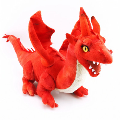 Plyšový Drak červený 30 cm