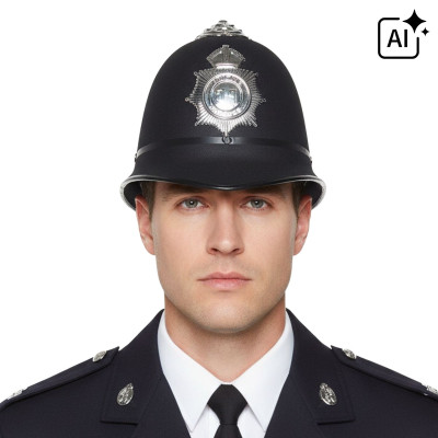 Přilba policie černá helma