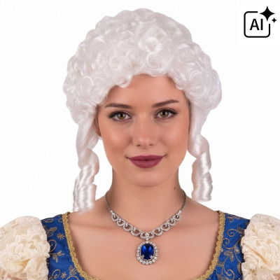 Paruka historická dámská baroko