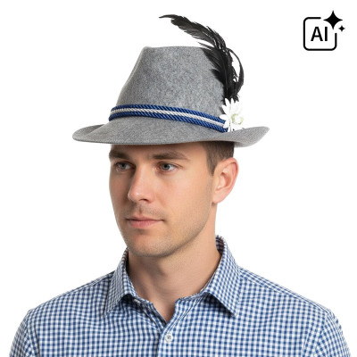 Německý klobouk šedý Bavorák