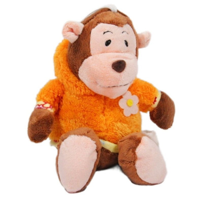 Plyšák s kapucí opička 26cm