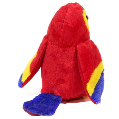 Plyšový Papoušek barevný 15 cm