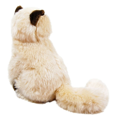 Plyšová kočka béžová 28 cm