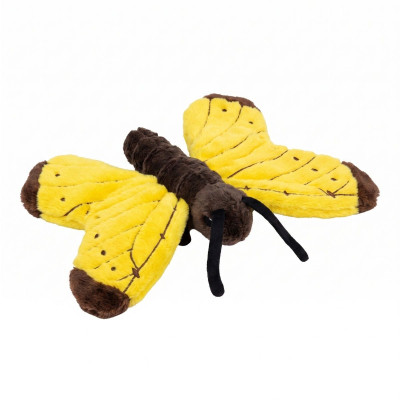 Plyšový Motýl žlutý 23 cm