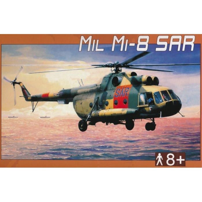 Vrtulník Mil Mi-8 Sar 1:72 Směr plastikový model ke slepení