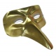 Škraboška maska benátská dlouhý nos - zlatá