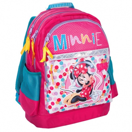 Školní batoh brašna s puntíky Minnie