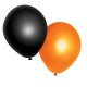 Balonky Halloween černé a oranžové - 10ks