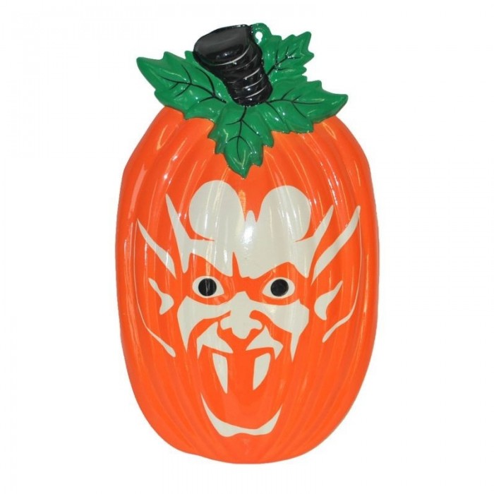 Halloween dekorace dýně s upírem 58cm Halloween dekorace dýně s upírem 58cm