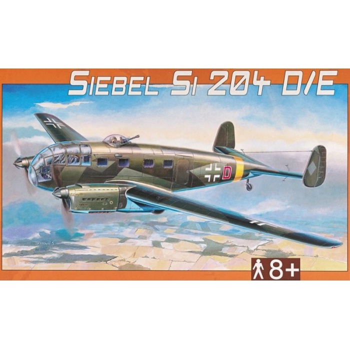 Siebel Si 204 D-E 1:72 Směr plastikový model letadla ke slepení