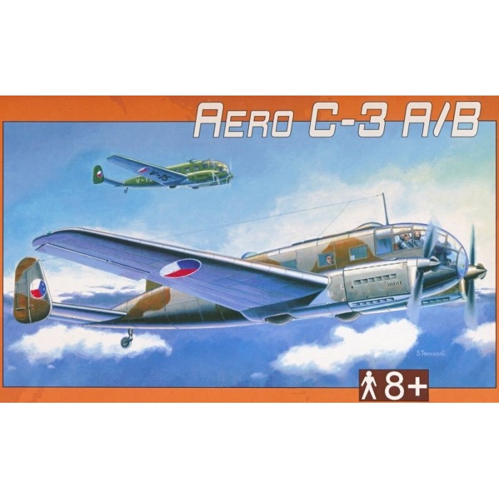 Aero C-3 A-B 1:72 Směr plastikový model letadla ke slepení