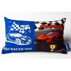 Svítící polštářek Závodní auto Moto Racing